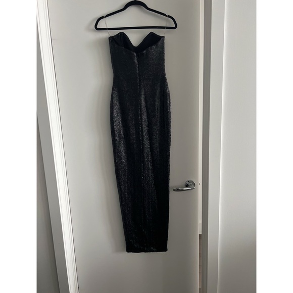 Nookie black sequin strapless gown - Picture 4 of 4